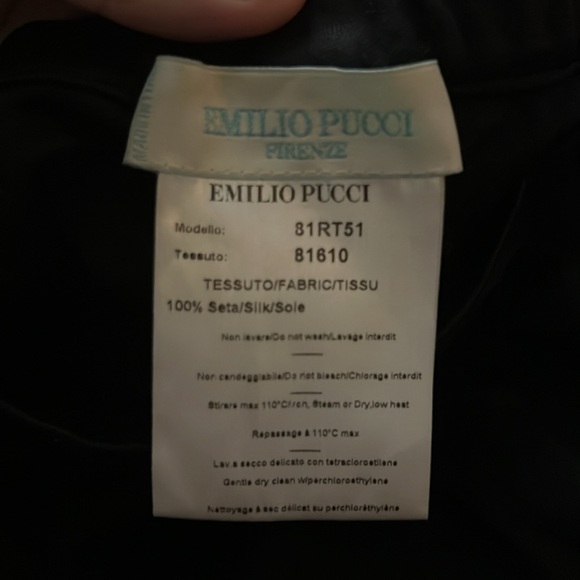 Emilio Pucci Black Leggings - Picture 5 of 11